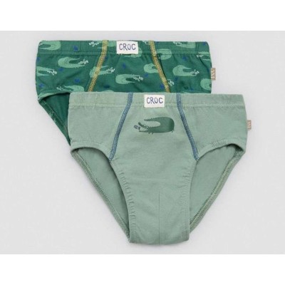 Slip infantil algodón (pack 2 uds) "Croc" de Ysabel Mora
