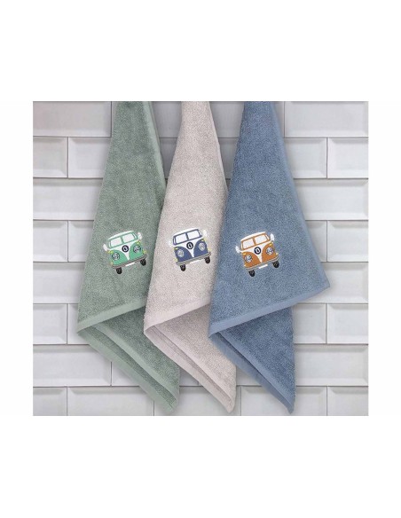 Paños de cocina rizo algodón bordado "Furgo" de Barceló