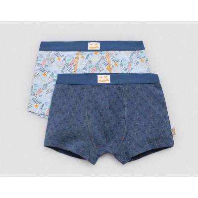 Bóxer infantil algodón "School" (pack 2 uds) 18449 de Ysabel Mora