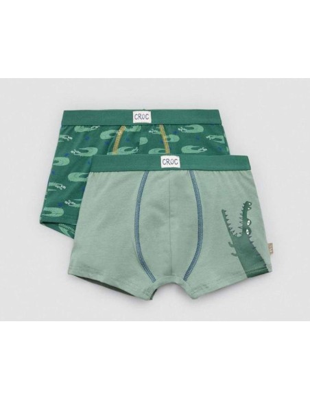 Bóxer infantil algodón "Croc" (pack 2 uds) 18449 de Ysabel Mora