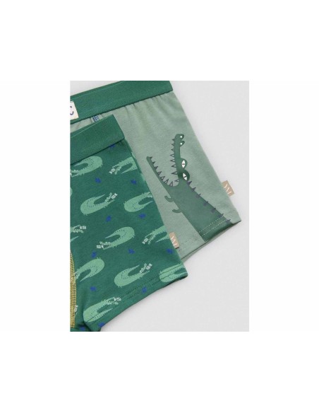 Bóxer infantil algodón "Croc" (pack 2 uds) 18449 de Ysabel Mora