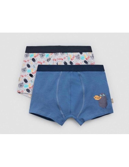 Bóxer infantil algodón "Monster" (pack 2 uds)  18449 de Ysabel Mora