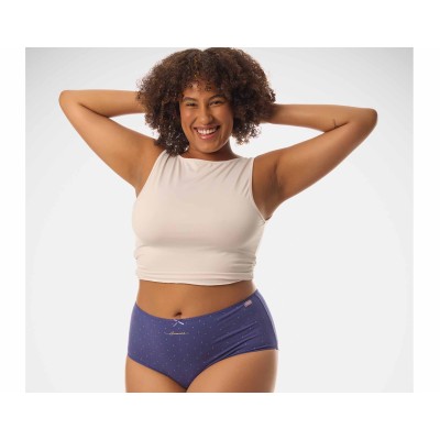 Braga alta mujer algodón "Awesome" (pack 2 uds) 4265 de Kehat 2