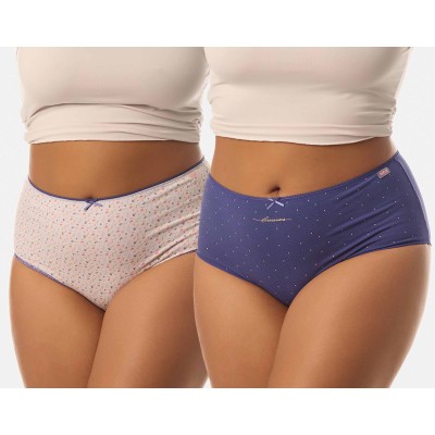 Braga alta mujer algodón "Awesome" (pack 2 uds) 4265 de Kehat