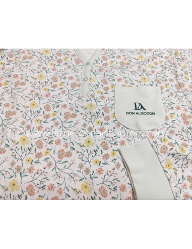 Camisón interlock mujer "Liberty" de Don Algodón - DETALLE