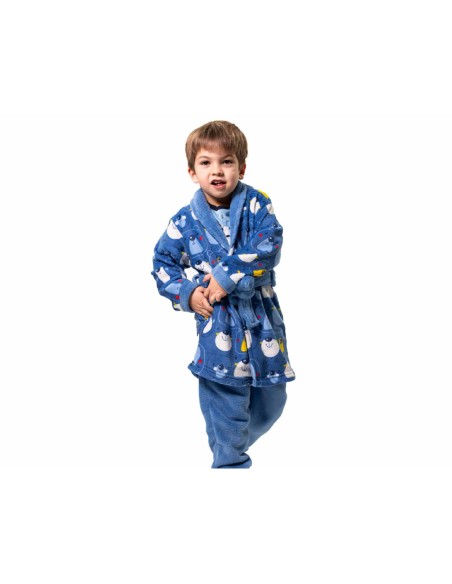 Bata infantil coralina "Osos" KN8033 de Kinanit