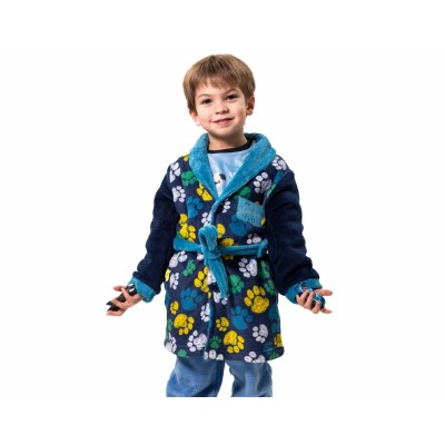 Bata infantil coralina "Huellas" KN8031 de Kinanit