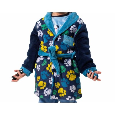 Bata infantil coralina "Huellas" KN8031 de Kinanit 2