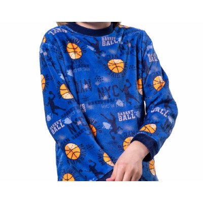 Pijama juvenil spandex "Basket" KN359 de Kinanit 2