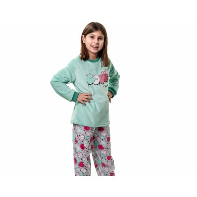 Pijama juvenil spandex "Love" KN359 de Kinanit