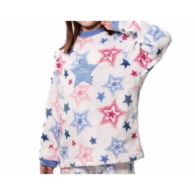 Pijama juvenil spandex "Stars" KN459 de Kinanit 2