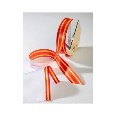 Bies fantasía estampado (ancho 30mm) Bandera de España de Fany