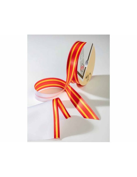 Bies fantasía estampado (ancho 30mm) Bandera de España de Fany