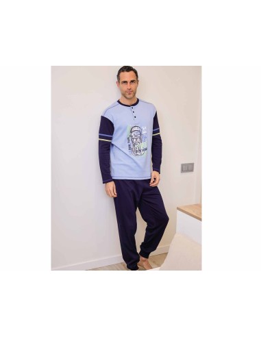 Pijama largo hombre interlock "Car Racing" 255632 de Muslher