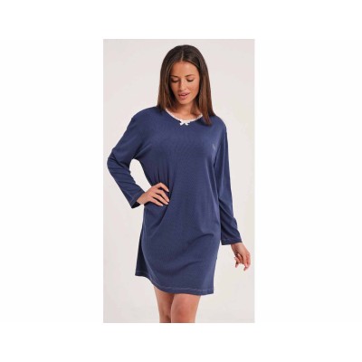 Camisón canalé mujer DA25W421 de Don Algodón