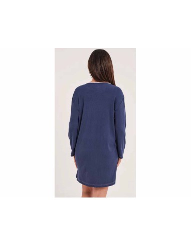Camisón canalé mujer DA25W421 de Don Algodón