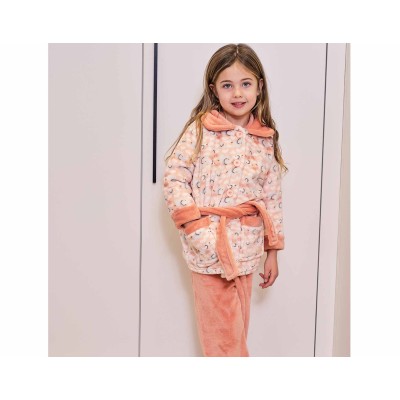 Bata infantil coralina "Elefantes" 258407 de Muslher