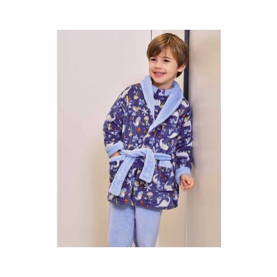 Bata infantil coralina "Dinosaurios" 258402 de Muslher