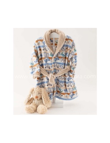 Bata bebé coralina "Bear" de Kinanit