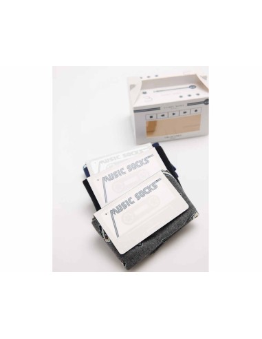 Estuche regalo calcetines "Music Cassetes" (3 pares) 22961 de Ysabel Mora