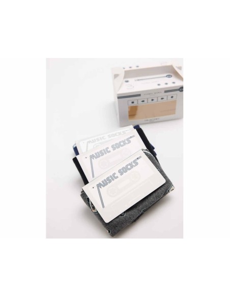 Estuche regalo calcetines "Music Cassetes" (3 pares) 22961 de Ysabel Mora