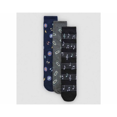 Estuche regalo calcetines "Music Cassetes" (3 pares) 22961 de Ysabel Mora