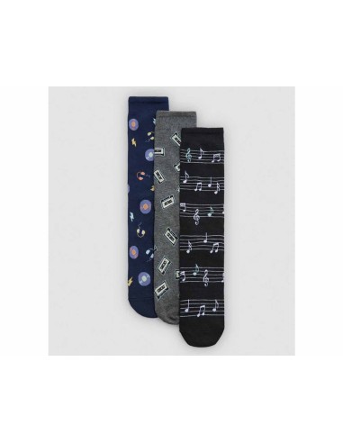 Estuche regalo calcetines "Music Cassetes" (3 pares) 22961 de Ysabel Mora
