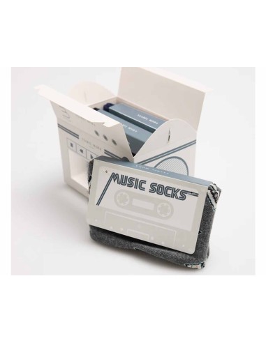Estuche regalo calcetines "Music Cassetes" (3 pares) 22961 de Ysabel Mora