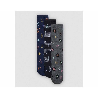 Estuche regalo calcetines mujer "Music Cassetes" (3 pares) 12973 de Ysabel Mora