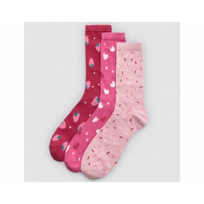 Estuche regalo calcetines mujer "Strawberry muffins" (3 pares) 12972 de Ysabel Mora
