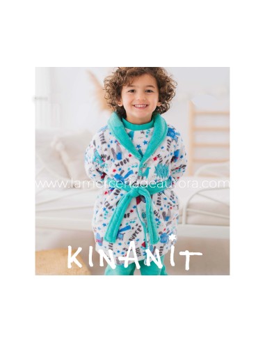 Bata infantil coralina cremallera "Hero" de...