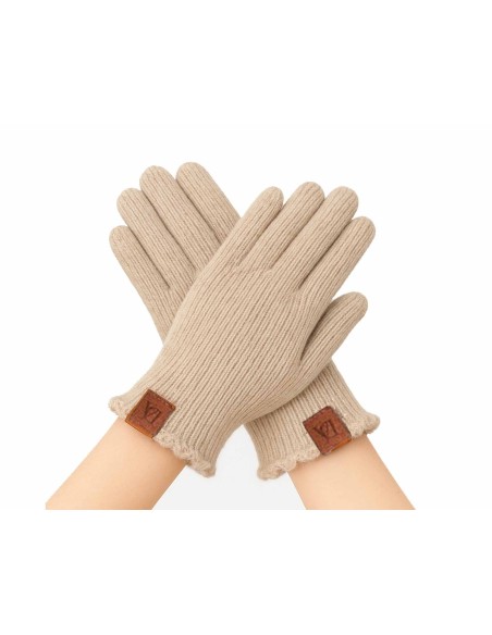 Guantes señora punto canalé Don Algodón