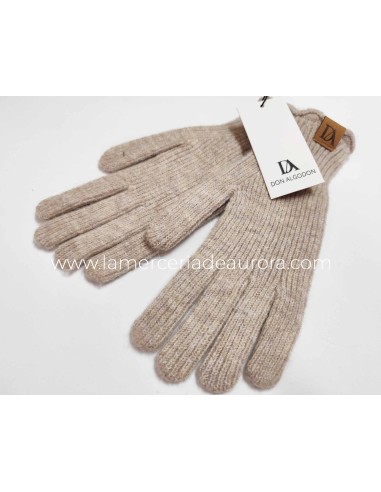 Guantes señora punto canalé Don Algodón - BEIGE
