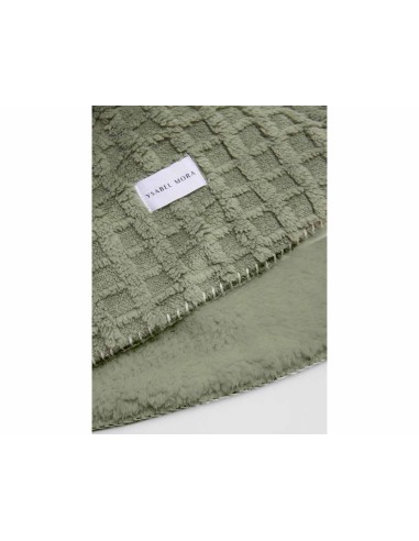 Manta "Cuadros verde" con borreguito...