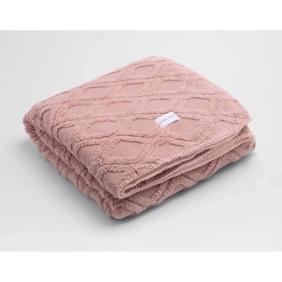 Manta "Rombos maquillaje" con borreguito (130x160cm) de Ysabel Mora 2