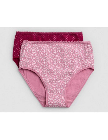 Pack bragas ALTAS algodón fantasía 19475 de Ysabel Mora