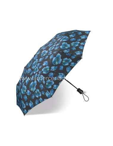 Paraguas plegable apertura automática "Flores...
