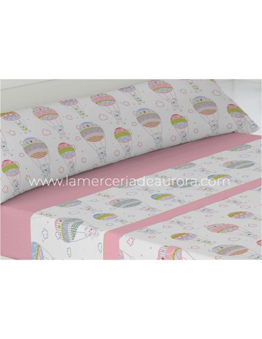 Sábanas invierno doralina infantiles "Globos...