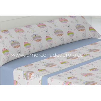 Sábanas invierno doralina infantiles "Globos azul" de...