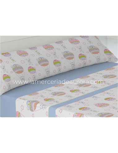 Sábanas invierno doralina infantiles "Globos...