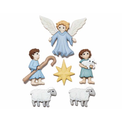 Botones decorativos The Good Shepherd (6 unidades) de...