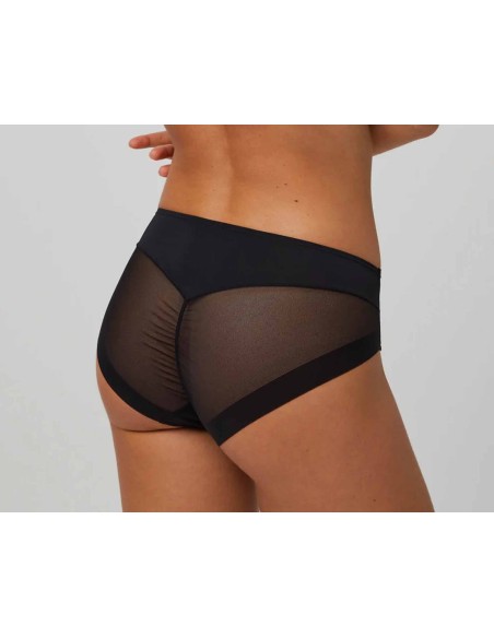 Braga midi efecto tanga 19601 de Ysabel Mora - NEGRO