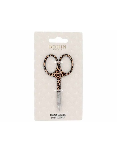 Tijera bordar "Safari leopardo" de Bohin