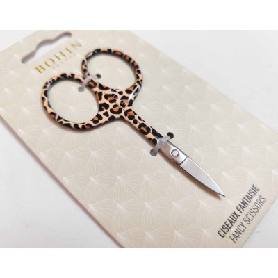 Tijera bordar "Safari leopardo" de Bohin 2