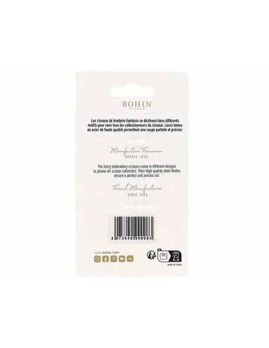 Tijera bordar (9cm) "Vaca" de Bohin
