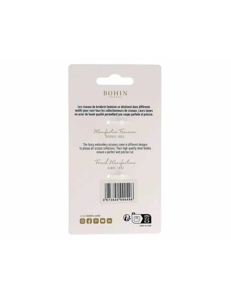 Tijera bordar (9cm) "Blue blossom" de Bohin
