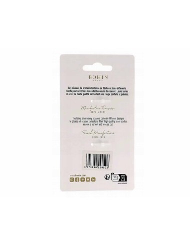 Tijera bordar (9cm) "Pink blossom" de Bohin