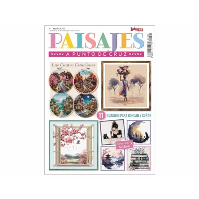 Revista "Paisajes a punto de cruz nº 1"