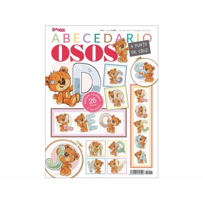 Revista "Abecedarios Osos a punto de cruz nº 1"