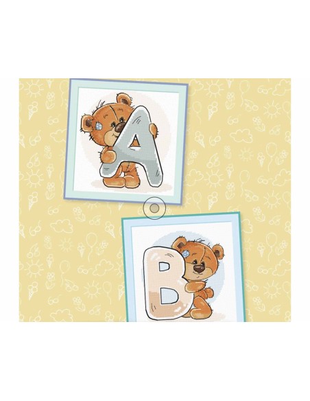 Revista "Abecedarios Osos a punto de cruz nº 1"